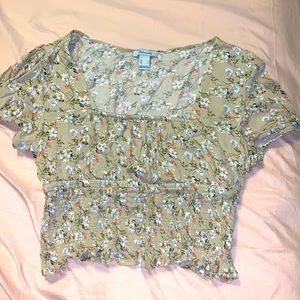 Flower Crop Top